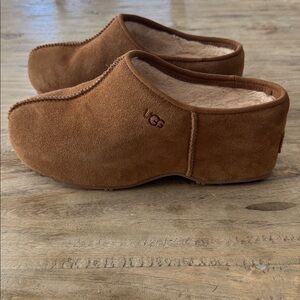 UGG Brown Suede Mules